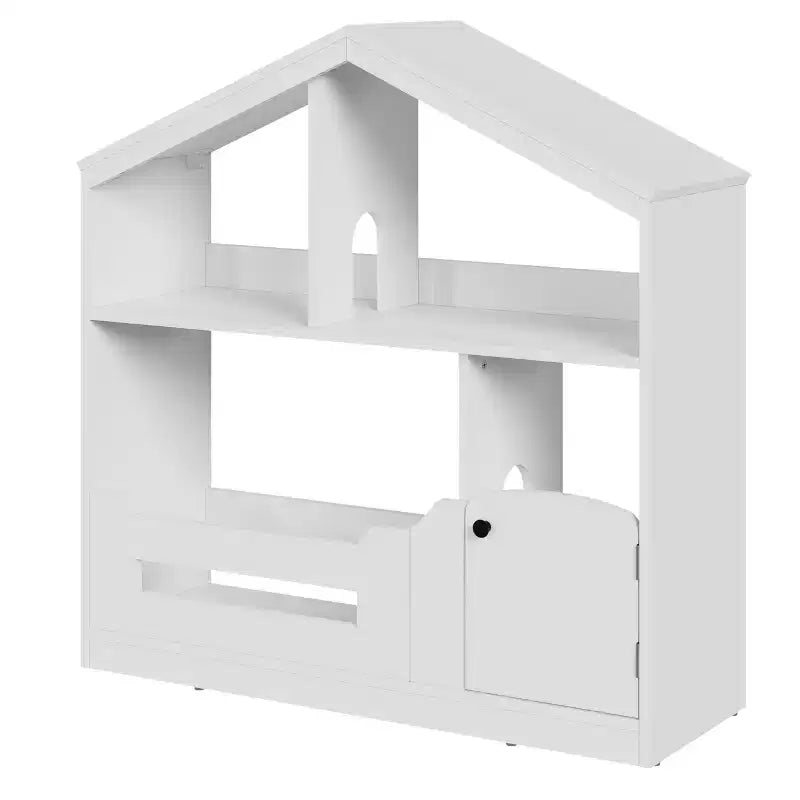 3-Tier Kids Bookshelf, Toy Storage Organizer with Motion Sensor Light, Wooden Book Shelf, Kids Book Rack for Kids Rooms, Classroom, Playing Room