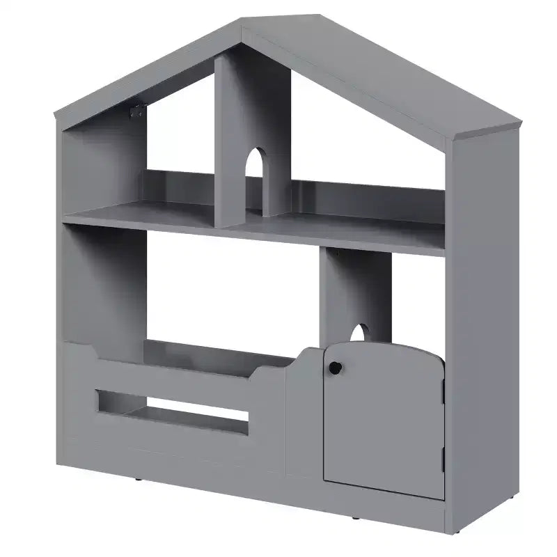3-Tier Kids Bookshelf, Toy Storage Organizer with Motion Sensor Light, Wooden Book Shelf, Kids Book Rack for Kids Rooms, Classroom, Playing Room