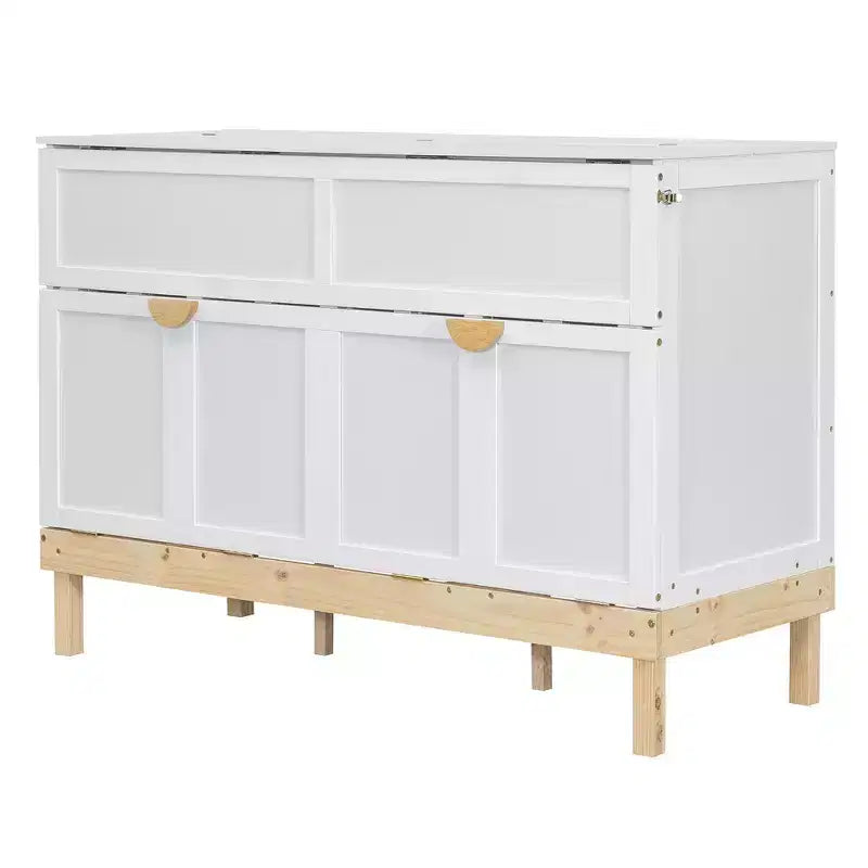 Queen Size Murphy Bed, Space-Saving, Durable Construction, Simple Setup with Hardware