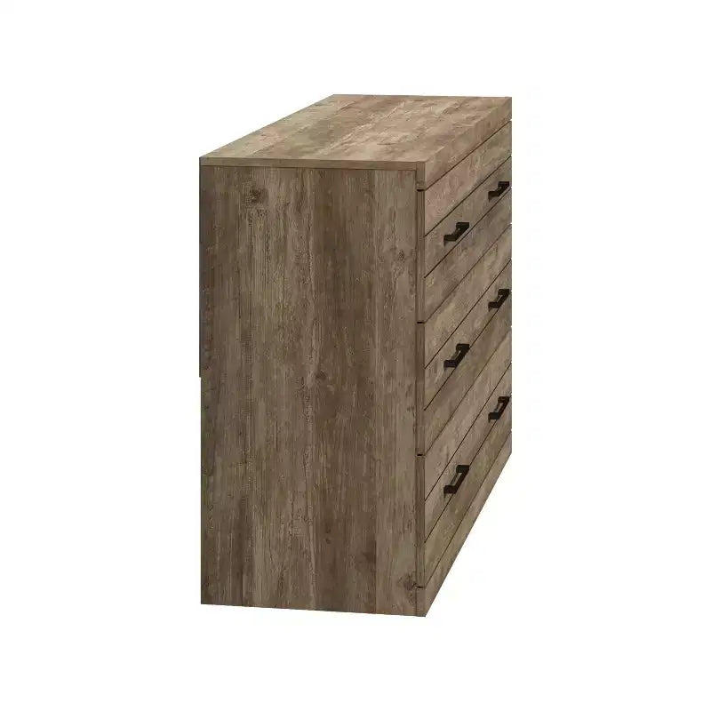 Galano Hamsper 6 Drawer Dresser (Interlock) - Knotty Oak