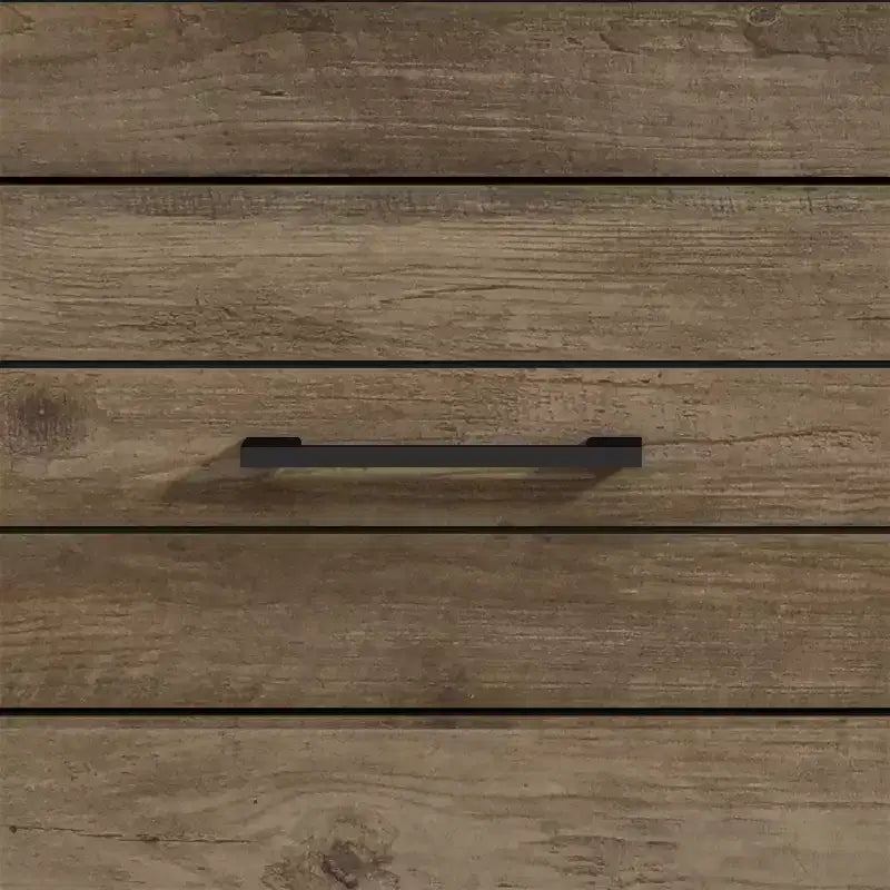 Galano Hamsper 6 Drawer Dresser (Interlock) - Knotty Oak