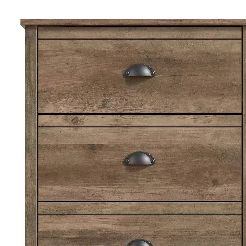 Galano Geodarno 6 Drawer Dresser (Interlock) - Knotty Oak