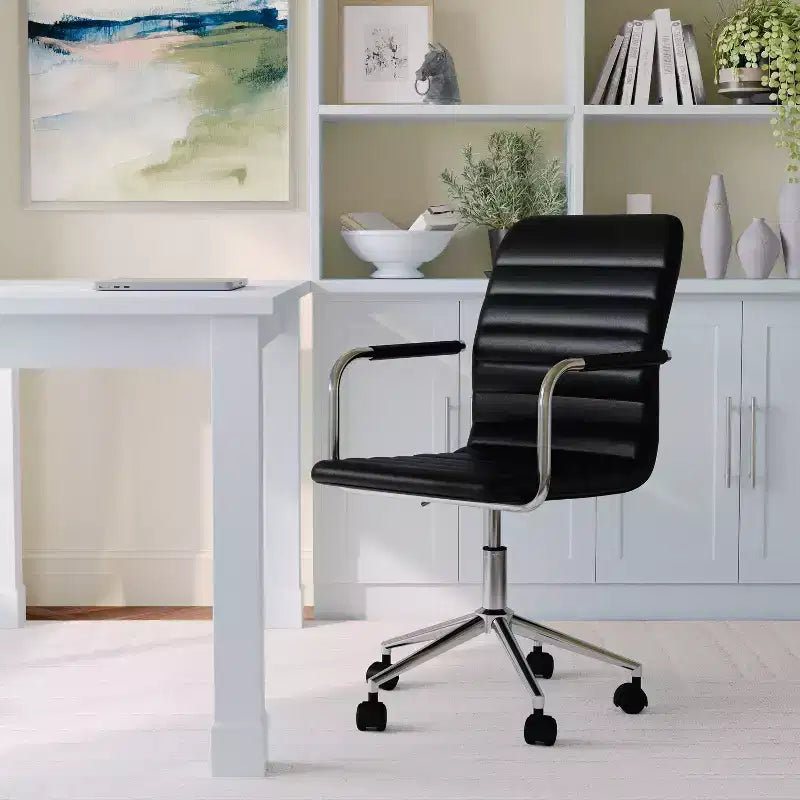 Martha Stewart Taytum Upholstered Office Chair