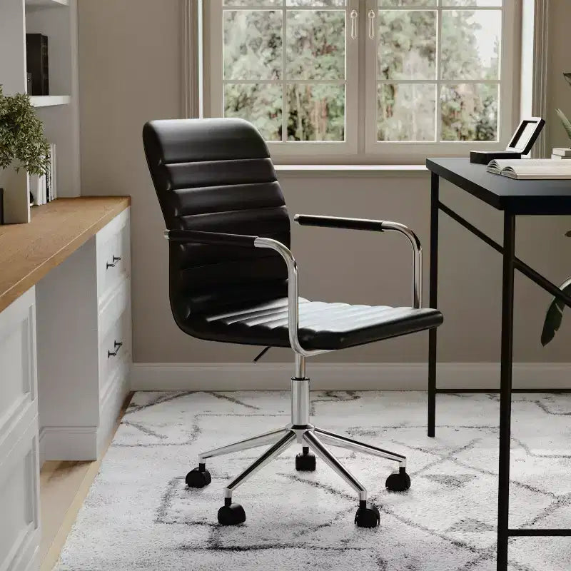 Martha Stewart Taytum Upholstered Office Chair