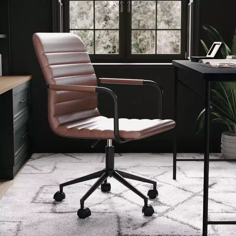 Martha Stewart Taytum Upholstered Office Chair