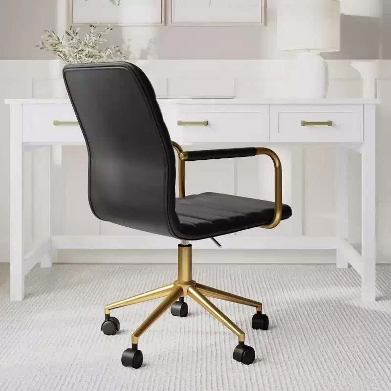 Martha Stewart Taytum Upholstered Office Chair