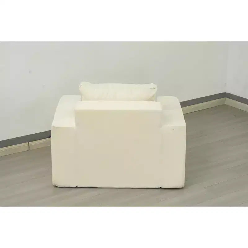 Foam Bean Bag Sofa in a Box with Pillow Large Comfy Couch for Living Room Bedroom or Gaming Area