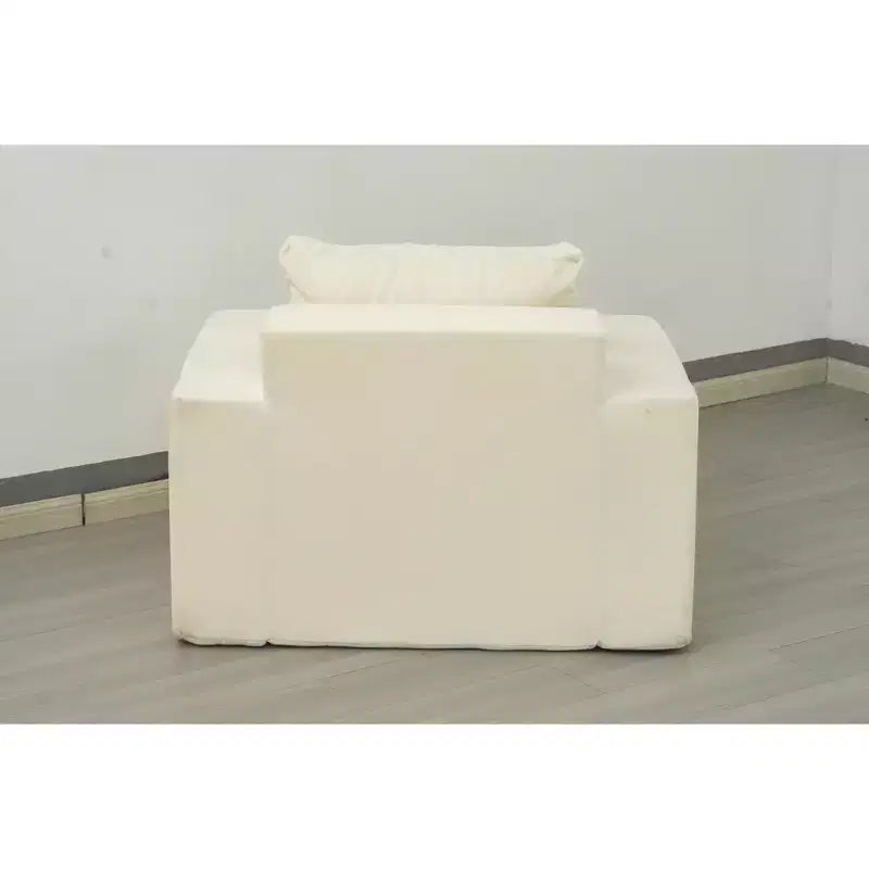 Foam Bean Bag Sofa in a Box with Pillow Large Comfy Couch for Living Room Bedroom or Gaming Area