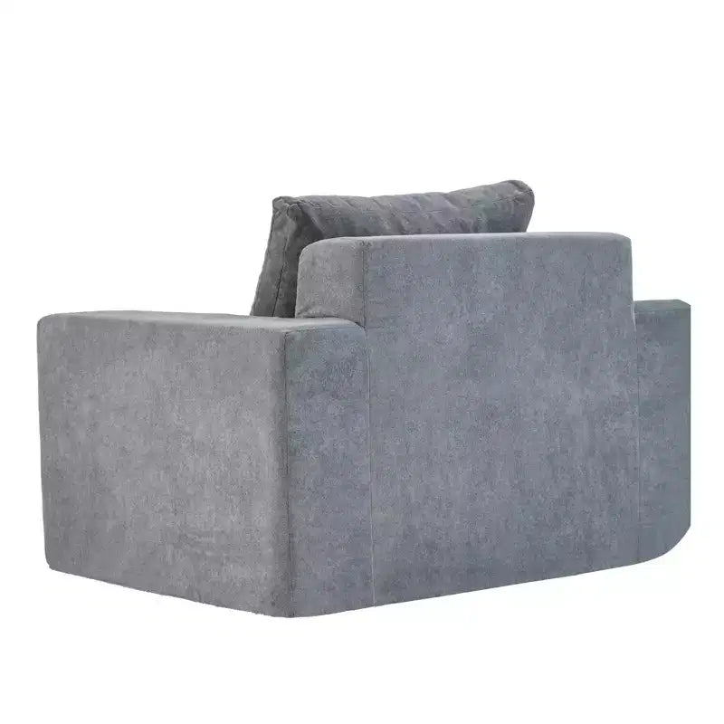 Foam Bean Bag Sofa in a Box with Pillow Large Comfy Couch for Living Room Bedroom or Gaming Area