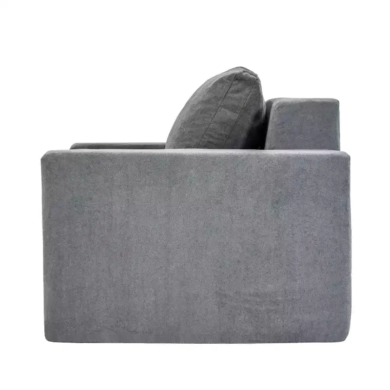 Foam Bean Bag Sofa in a Box with Pillow Large Comfy Couch for Living Room Bedroom or Gaming Area