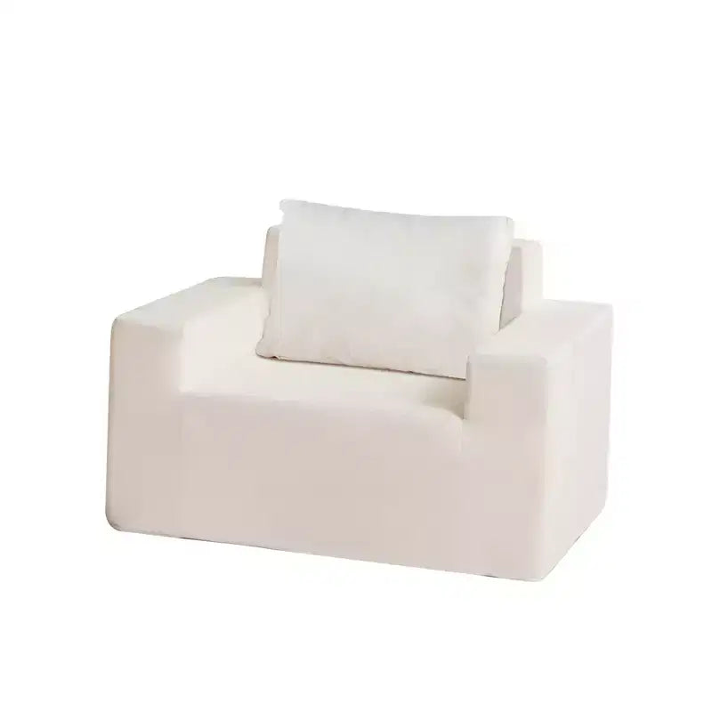 Foam Bean Bag Sofa in a Box with Pillow Large Comfy Couch for Living Room Bedroom or Gaming Area