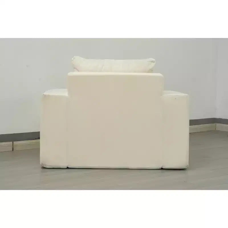 Foam Bean Bag Sofa in a Box with Pillow Large Comfy Couch for Living Room Bedroom or Gaming Area