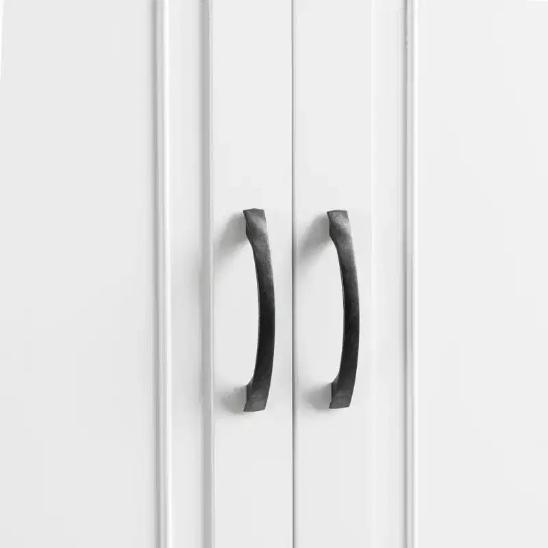 Storage Cabinet, Tall Cabinet with 4 Doors,1 Drawer and Adjustable Shelf, Cabinet for Lving Room, Office