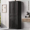 Storage Cabinet, Tall Cabinet with 4 Doors,1 Drawer and Adjustable Shelf, Cabinet for Lving Room, Office