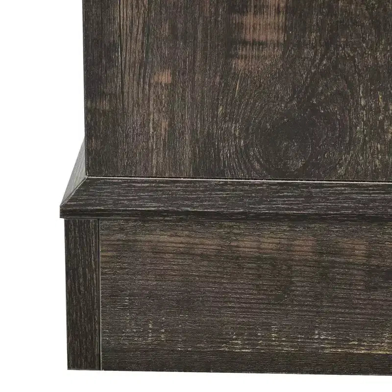 59inche Wide Farmhouse 7 Drawers Dresser Wood Rustic Drawers with Nice Texture Vintage Design Storage Dressers Organizer