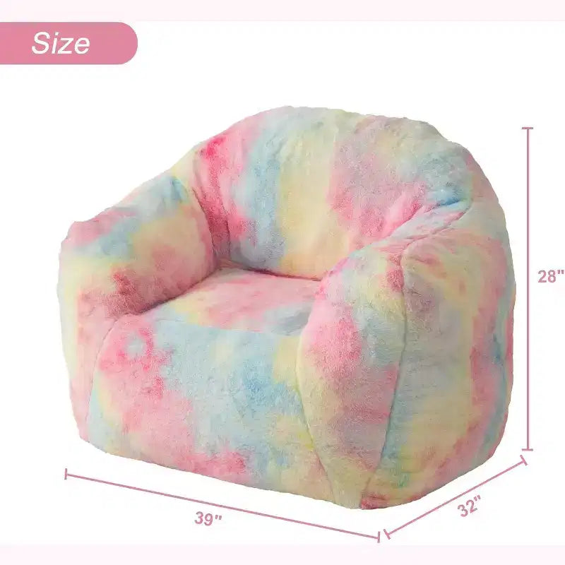 Bean Bag Chair with Filler, Sofa with Foam Filled, Pink Bean Bag Couch Lazy Sofa Adult Beanbag Chair